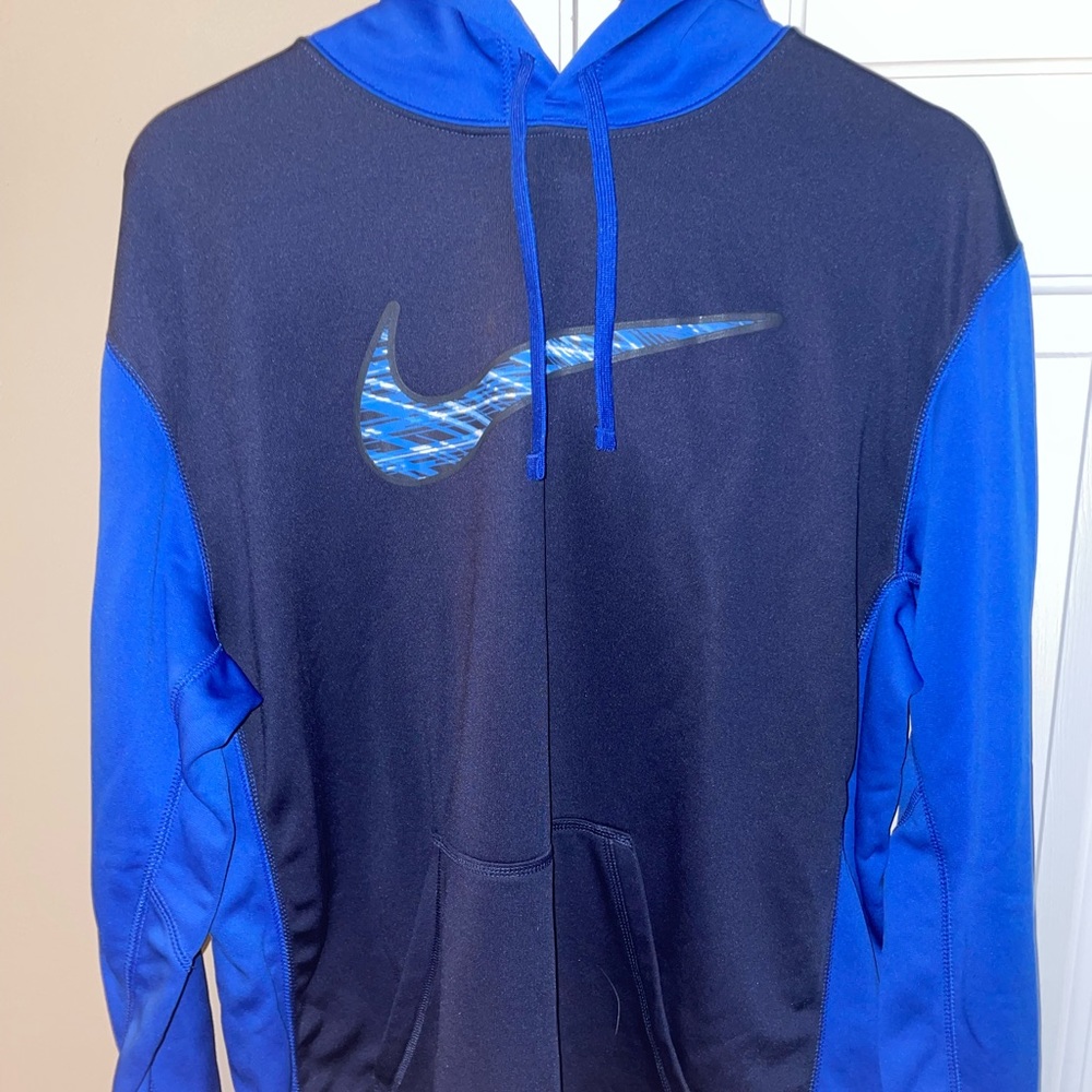 Nike ThermaFit Blue Hoodie